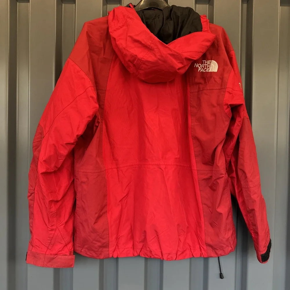 The North Face Summit Series Gore-Tex XCR Jacket Mens L Red Hooded Shell Coat